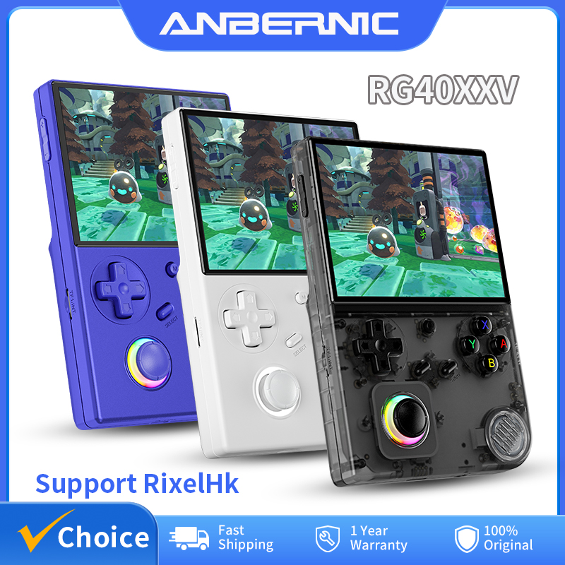 Retro Gaming N64 - ANBERNIC RG40XXV Retro คอนโซลเกมมือถือ 4 ''หน้าจอ