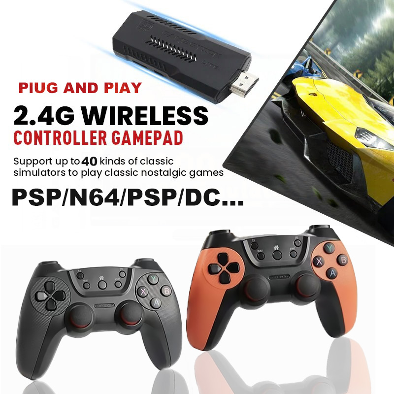 Retro Gaming Kiosk - เครื่องเล่นวิดีโอเกมย้อนยุค X2 Pro พร้อมคอนโทรลเลอร์แบบชาร์จไฟได้ และรองรับเกมขนาดใหญ่ รวมถึงเกม