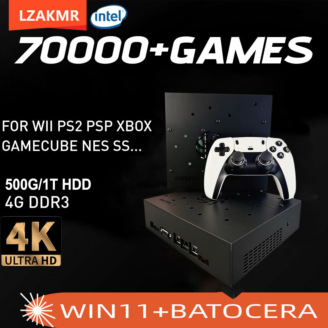 Retro Gaming N64 - ซุปเปอร์เกมคอนโซล X8 Pro 70000+ เกม I3-3110M