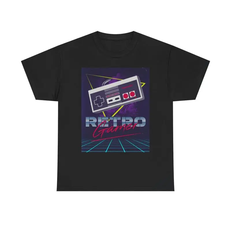 Retro Gaming N64 - เสื้อยืดเกมย้อนยุค N64 ซูเปอร์คอนโทรลเลอร์ ผ้าฝ้ายหนา