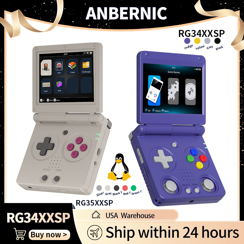 Anbernic RG34XXSP RG35XXSP Fli - Retro Gaming N64 บทวิจารณ์และราคา