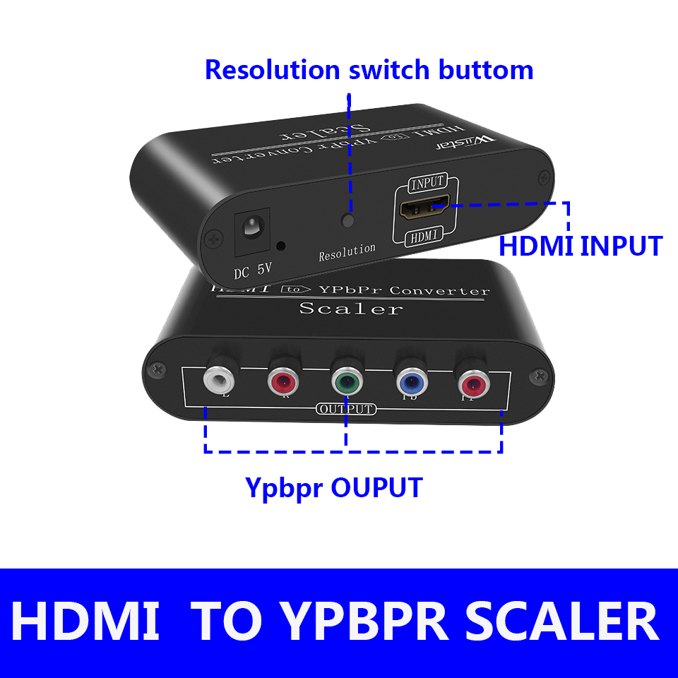 1080P HDMI to component Ypbpr  - Scart To Hdmi บทวิจารณ์และราคา