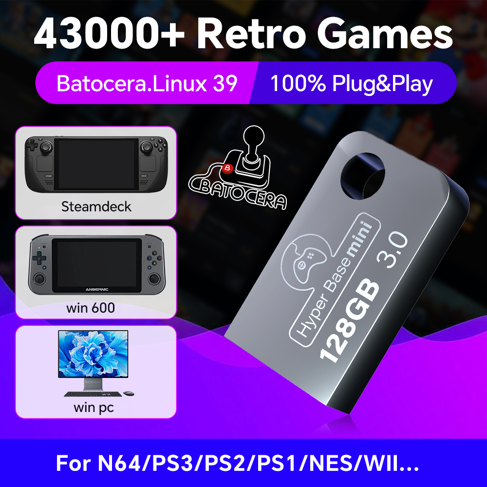 Batocera แฟลชไดร์ฟ USB 128G สำ - Retro Gaming N64 บทวิจารณ์และราคา